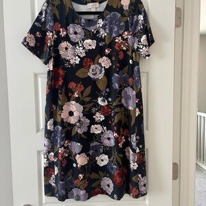 LOFT  Mini Dress Short Sleeve